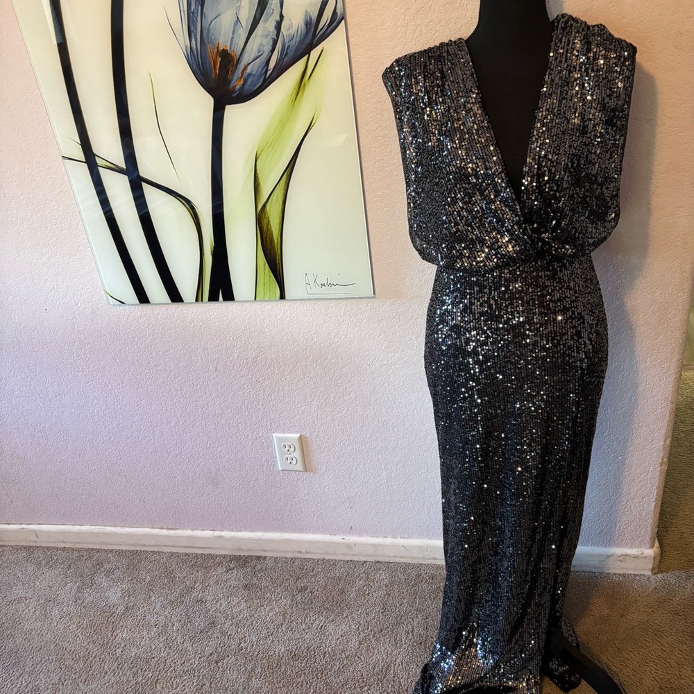 BCBGMaxAzria glitter dress size XS